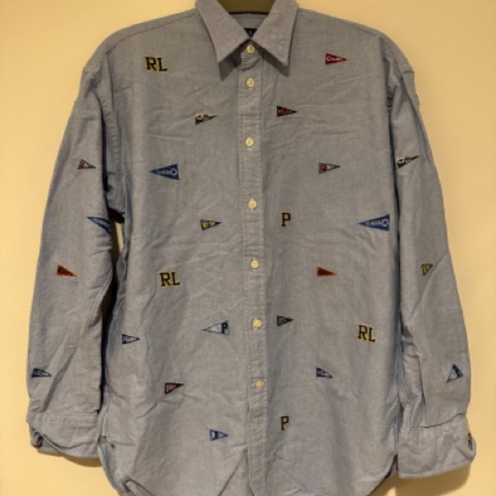 Polo Ralph Lauren Embroidered Boyfriend Button Down